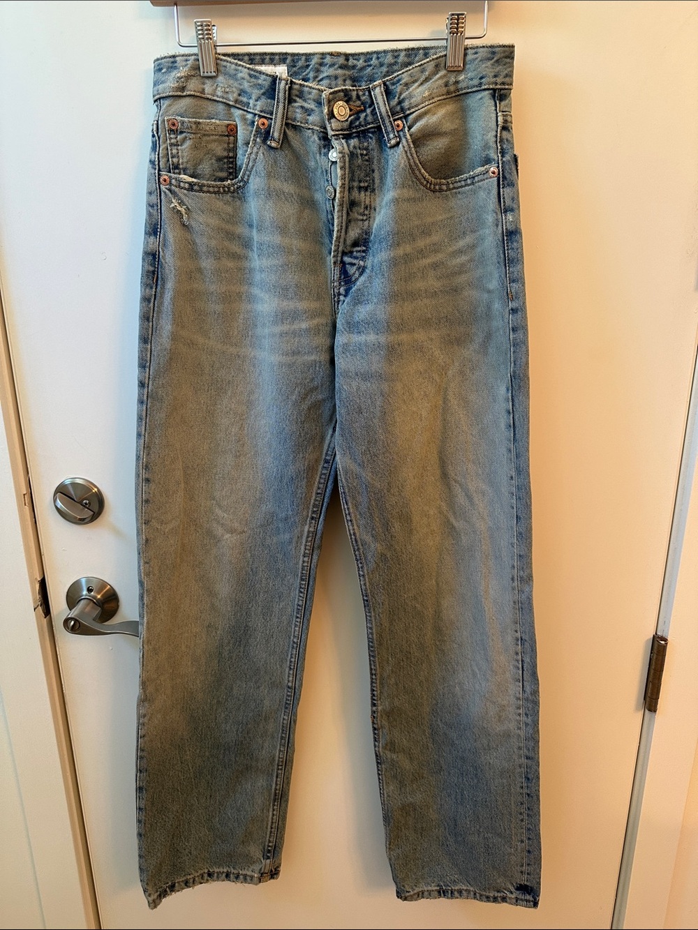 Classic Zara Light Blue Denim Jeans